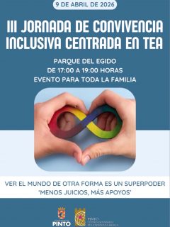 Mañana, JUEVES, 9 de abril estaremos por el Parque del Egido, en Pinto.🛝🛹 Gracias al @ayuntamientopinto por la iniciativa :)

Ven a visitarnos, que tenemos cositas preparadas para vosotros.💙💙💙

Por que la concienciación del autismo NO sea solo un día, sino que se aplique siempre en la vida diaria. Por hacer de su mundo, un mundo mejor. Luchemos por ello. Y luchemos con ellos! 💙♾️

#pinto #autismopinto #autismo #infantil #diversidadfuncional